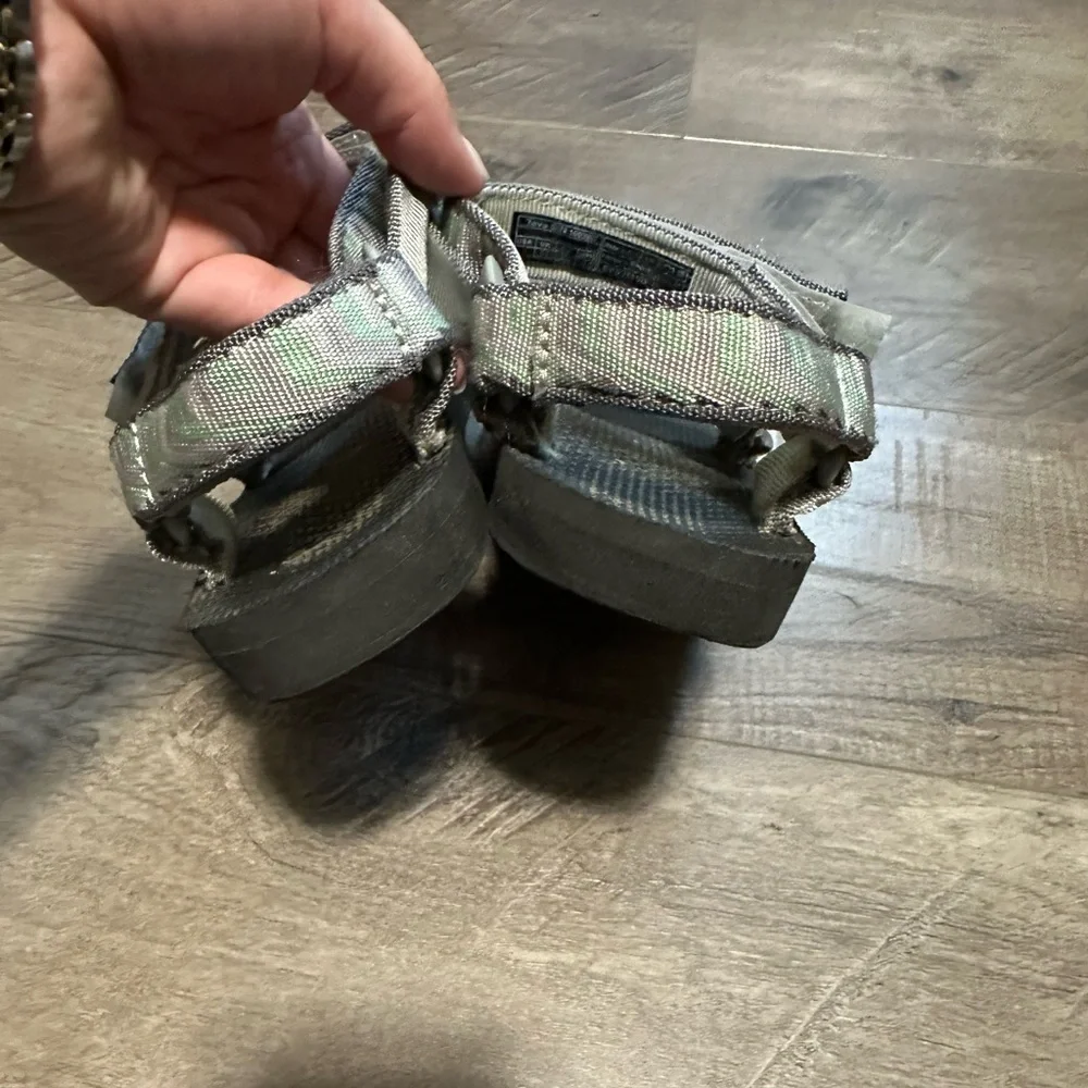 Teva Flatform Blue Grey 7